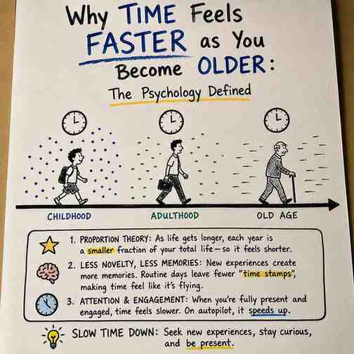 Why Time Feels Faster as You Get Older